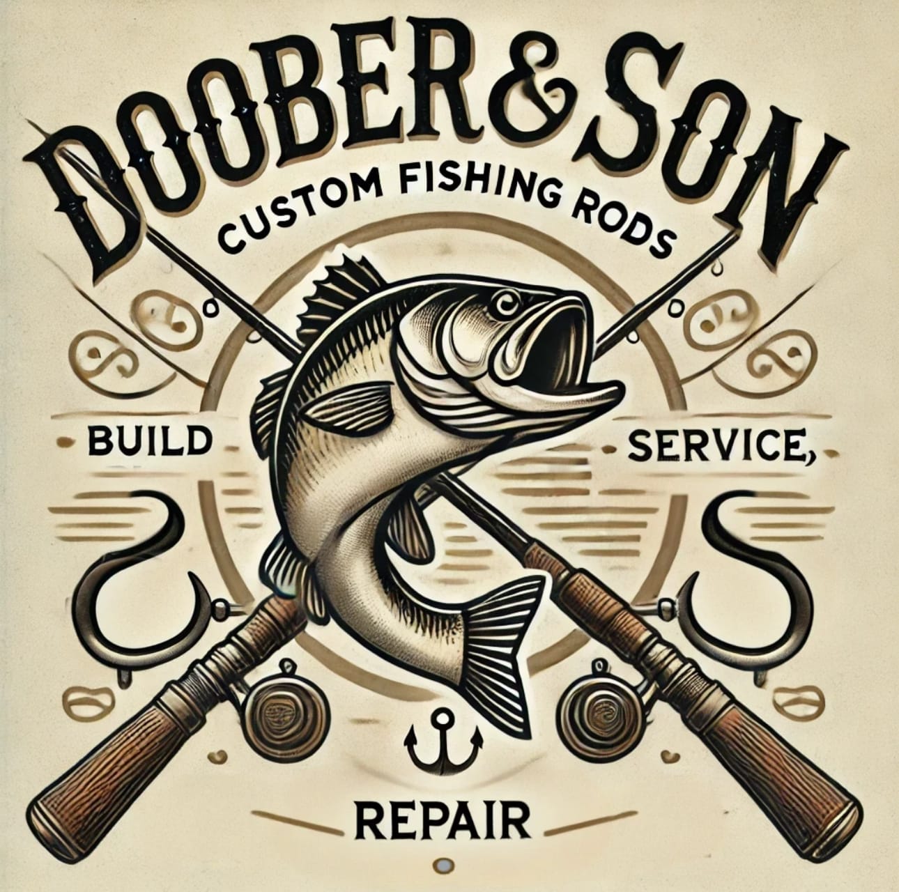 Doober & Son Custom Fishing Rods Logo